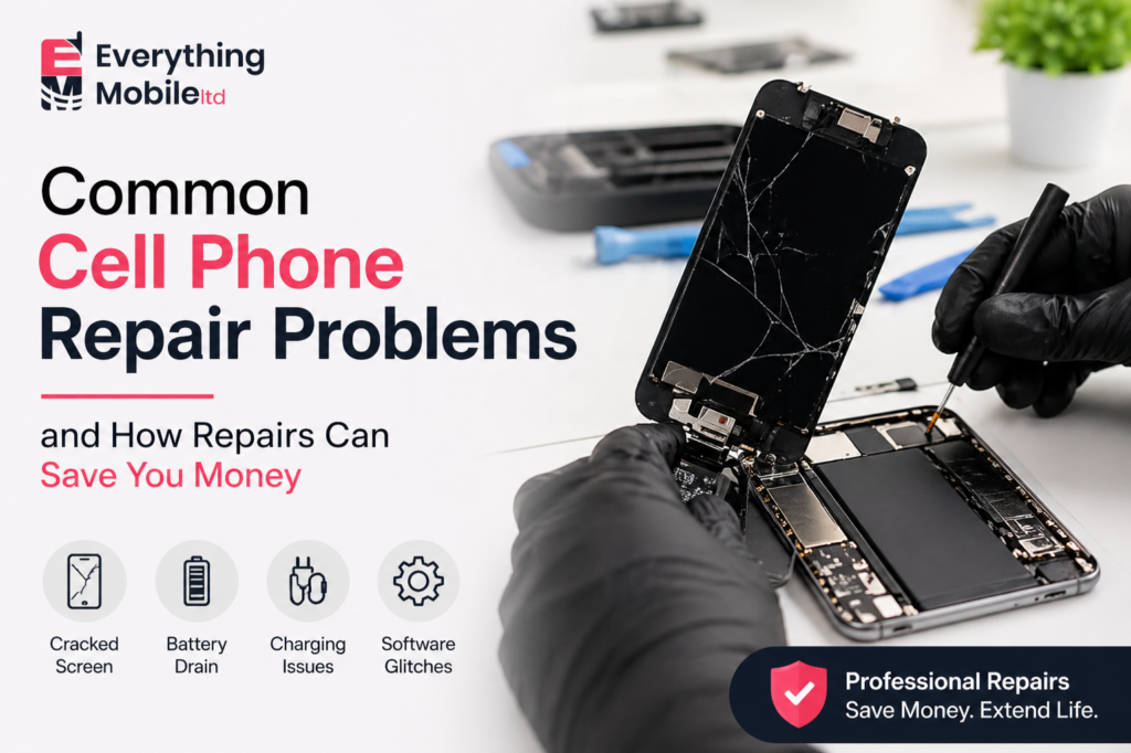 common cell phone repair problems