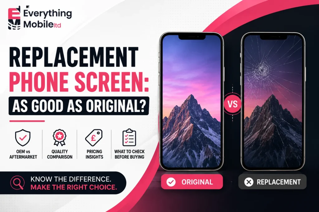 Replacement Phone Screen_ As Good as Original